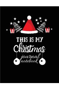 This is my christmas journal notebook