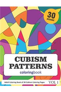 Cubism Patterns Coloring Book