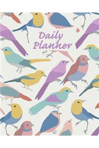 Daily Planner: Pretty Birds