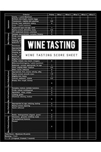 Wine Tasting Score Sheet