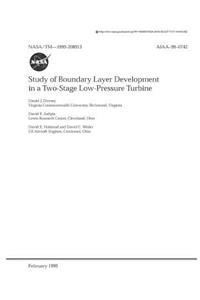 Study of Boundary Layer Development in a Two-Stage Low-Pressure Turbine