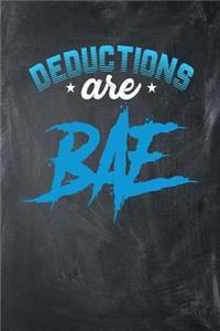 Deductions Are BAE