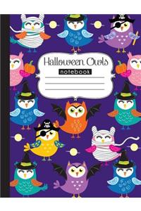 Halloween Owls Notebook