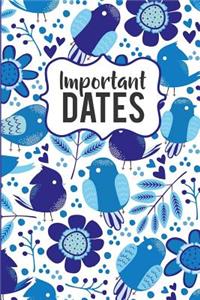Important Dates