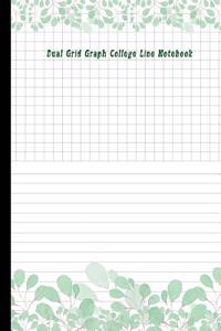 Dual Grid Graph College Line Notebook