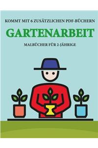 Malbücher für 2-Jährige (Gartenarbeit)