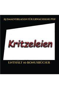 Ausmalvorlagen für Erwachsene PDF (Kritzeleien)