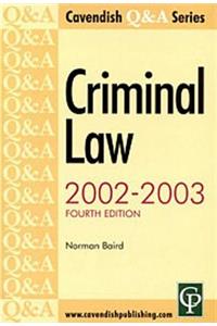 Criminal Law Q&A