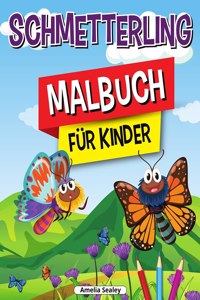 Schmetterling-Malbuch für Kinder