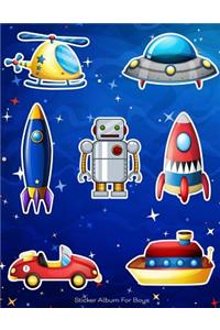 Sticker Album For Boys