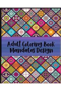 Adult Coloring Book Mandalas Design