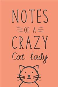 Notes of a Crazy Cat Lady