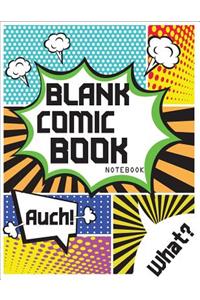 Blank Comic Book Notebook