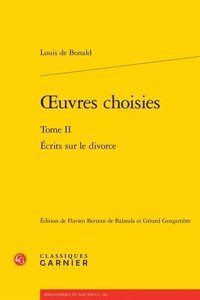 Oeuvres Choisies. Tome II