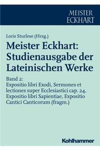 Meister Eckhart: Studienausgabe Der Lateinischen Werke