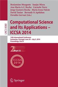 Computational Science and Its Applications - Iccsa 2014