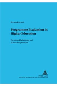 Programme Evaluation in Higher Education