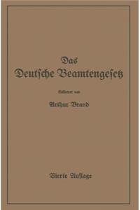 Das Deutsche Beamtengesetz (Dbg)