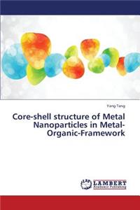 Core-Shell Structure of Metal Nanoparticles in Metal-Organic-Framework