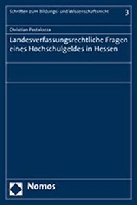 Landesverfassungsrechtliche Fragen Eines Hochschulgeldes in Hessen