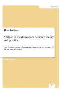 Analysis of the divergence between theory and practice