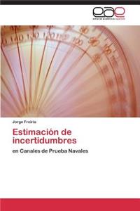 Estimación de incertidumbres