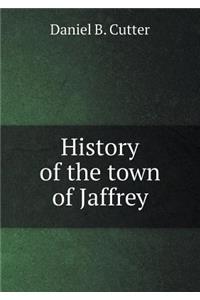 History of the town of Jaffrey