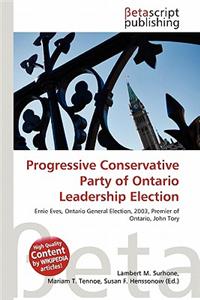Progressive Conservative Party of Ontario Leadership Election