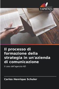 processo di formazione della strategia in un'azienda di comunicazione