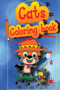 Cats Coloring Book