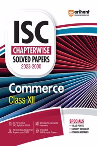 ISC Chapterwise Solved Papers 2023-2000 Commerce Class 12th
