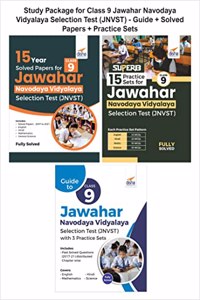 Study Package for Class 9 Jawahar Navodaya Vidyalaya Selection Test (JNVST) - Guide + Solved Papers + Practice Sets