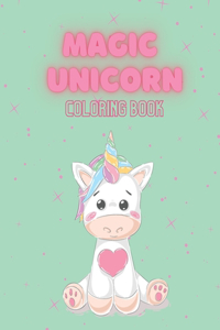 Magic Unicorn Coloring book