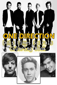 ONE DIRECTION Dots Lines Spirals Coloring Book