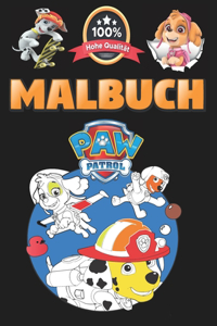 Paw Patrol MALBUCH: +50 Seiten Malbuch für Kinder und Erwachsene zu genießen.