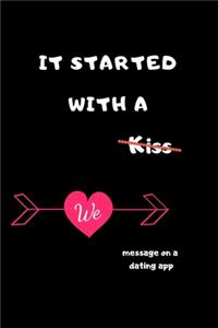 It started with a message on a dating app