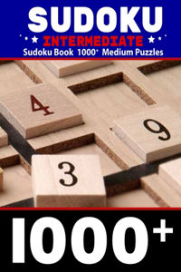 Sudoku Intermediate, Sudoku Book 1000+ Medium Puzzles