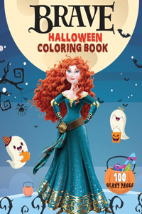 Brave Halloween Coloring Book