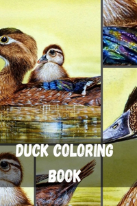 Duck Coloring Book: Ducks, Geese and Swans Coloring Book Real Mother Goose Coloring Book Most Adorable Duck Coloring Book For Kids Ducks Coloring Book For Kids Ducks Co