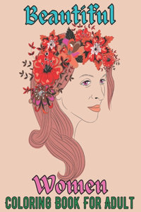 Beautiful women coloring book for adult