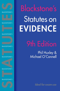 Blackstone's Statutes on Evidence