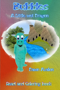Bubbles, a little wet Dragon, read and coloring book
