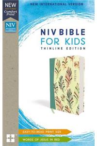 Niv, Bible for Kids, Flexcover, Teal, Red Letter, Comfort Print