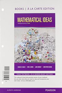 Mathematical Ideas with Integrated Review, Books a la Carte Edition, Plus Mylab Math Student Access Card and Worksheets