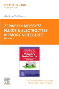 Mosby's(r) Fluids & Electrolytes Memory Notecards - Elsevier eBook on Vitalsource (Retail Access Card)