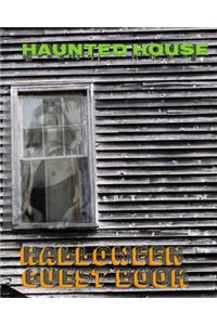 Halloween Haunted House Guest Book