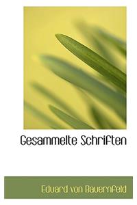 Gesammelte Schriften