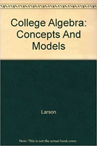 College Algebra: Concepts and Models Student Study Guide, Fourth Edition