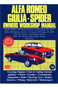 Alfa Romeo Giulispider AB Wsm 62-78op