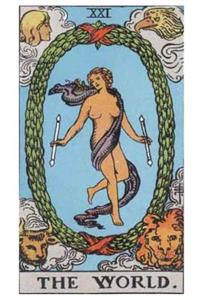 Tarot Notebook Journal - The World